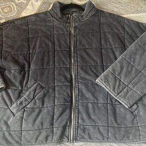 Quilted knit jacket- dolman sleeve